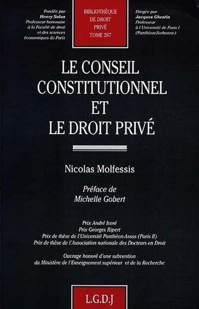 Le Conseil constitutionnel et droit privé
