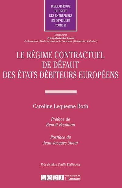 Le régime contractuel de défaut des États débiteurs européens