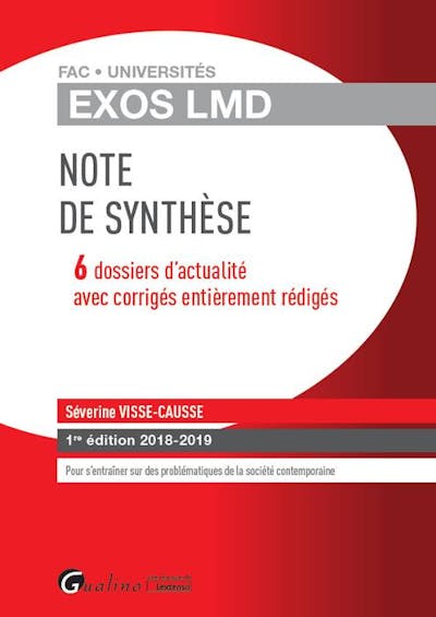 Exos LMD - Note de synthèse