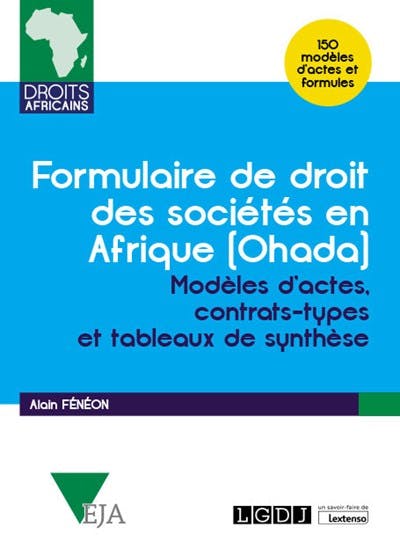 Formulaire de droit des sociétés en Afrique (Ohada)