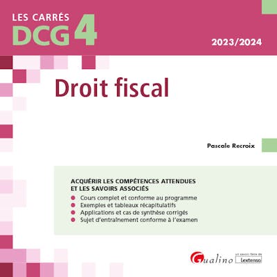 DCG 4 - Droit fiscal