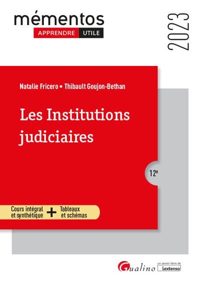 Les Institutions Judiciaires - Gualino