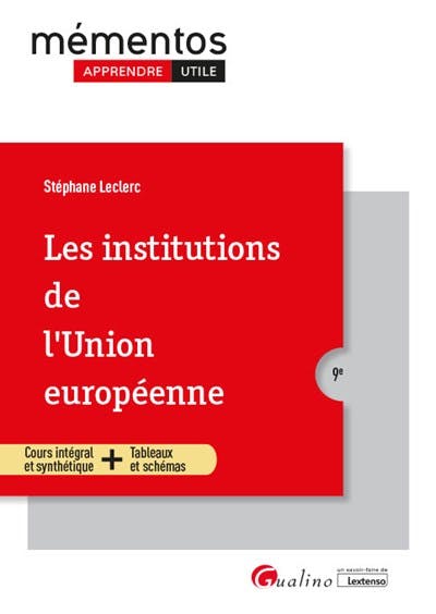 Les Institutions De L'Union Européenne - Gualino