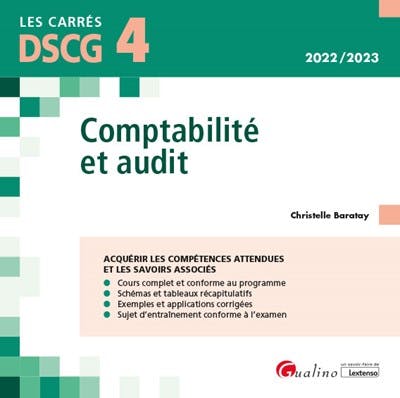DSCG 4 - Comptabilité et audit