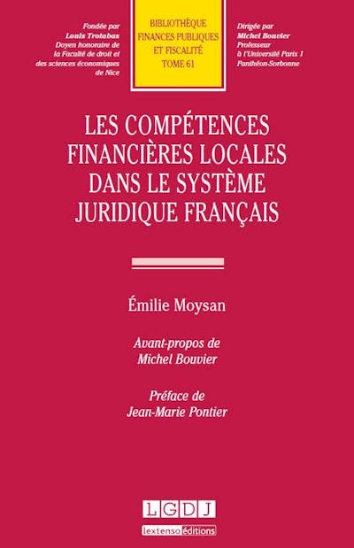 Les compétences financières locales dans le système juridique français