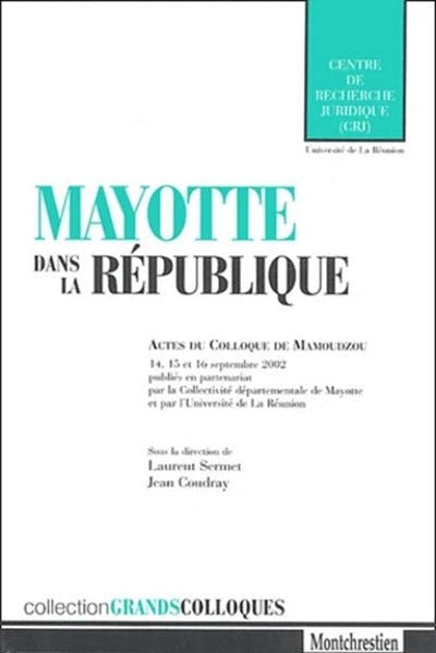 Mayotte dans la République