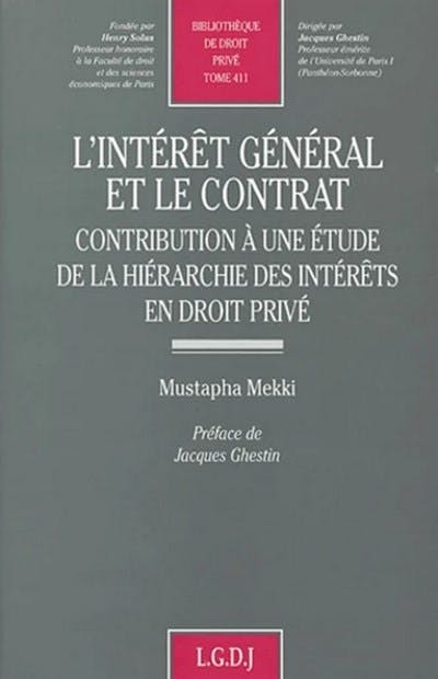 L'intérêt général et le contrat