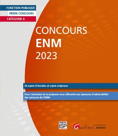 Concours ENM 2023