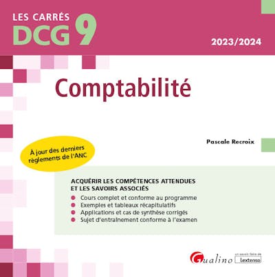 DCG 9 - Comptabilité