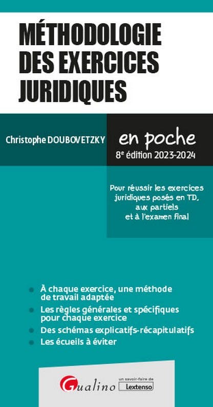 Méthode efficace des exercices juridiques avec 100 corrigés