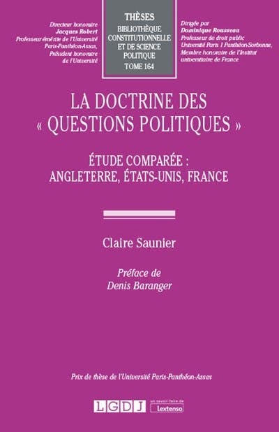 La doctrine des « questions politiques »